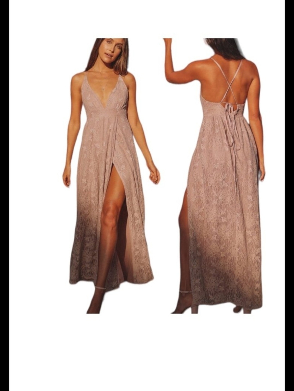 Lulua Stolen Moment Lace Dress